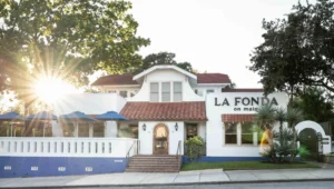 Outside view of La Fonda on Main Restaurant in San Antonio, TX